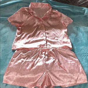 Satin pajamas